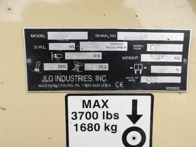 Nacelle ciseaux JLG 4069le occasion_3