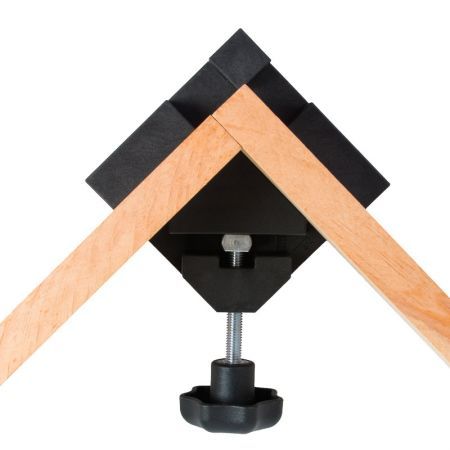 Serre-joint Angle 90° - Bloc Positionnement Menuiserie En Alliage Aluminium - 2 Pièces Noir - Pour Meubles Et Cadres