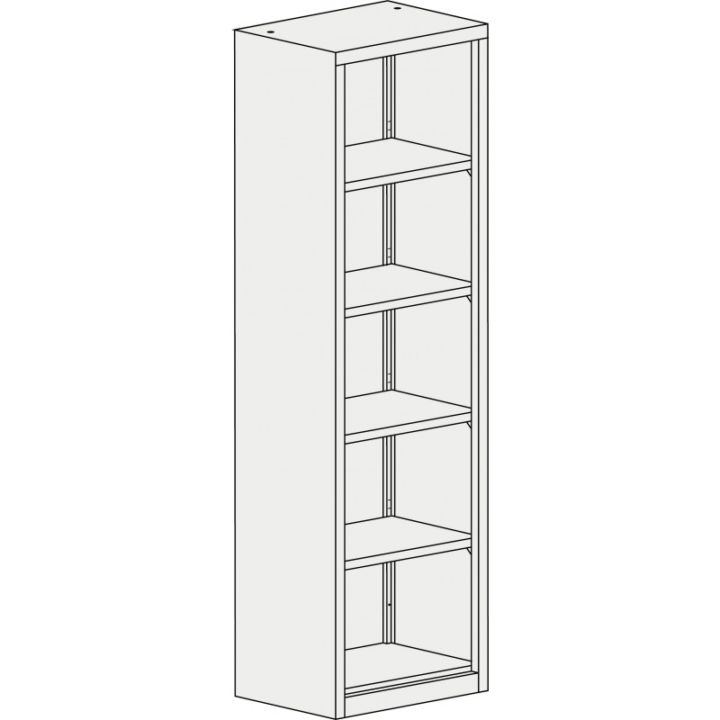 Armoire à rayonnages Akaze - 1 à 4 tablettes réglables - Dimensions variées_3