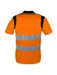 Polo orange haute visibilité - 100% polyester bird-eye - 150 g/m² - Bandes rétro-réfléchissantes_3