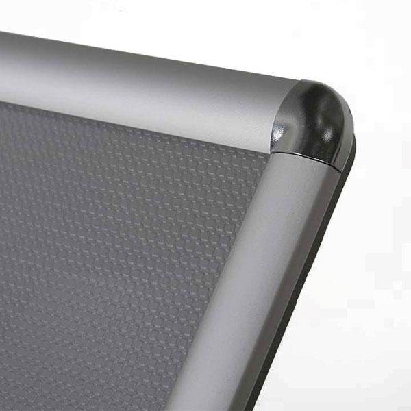 Porte-messages A3 simple-face - Portrait ou paysage - Pied 133 cm - Réf.214000 - Finition alu anodisé_3