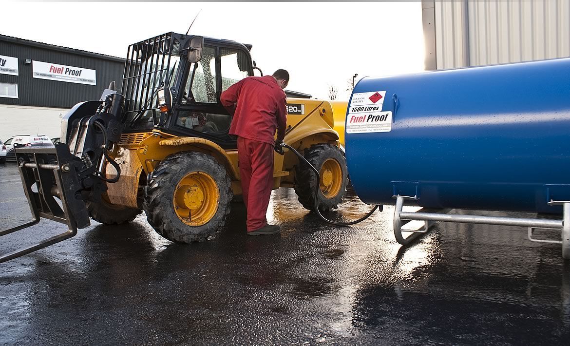 Cuve à double paroi de 1500 litres pour carburant