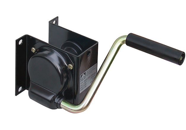 4483 - Treuil manuel à câble électro-zingué Haacon France - capacité 650 kg, options de manivelle de sécurité_3