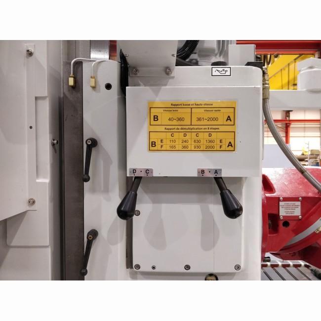 Fraiseuse OLYMPIC MU1600/MU2000 avec dimensions robustes