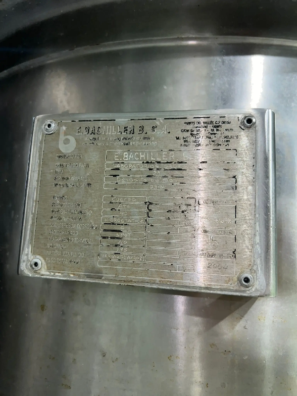 Réservoir bachiller en acier inoxydable de 1 150 litres avec agitation - référence : c11703_3