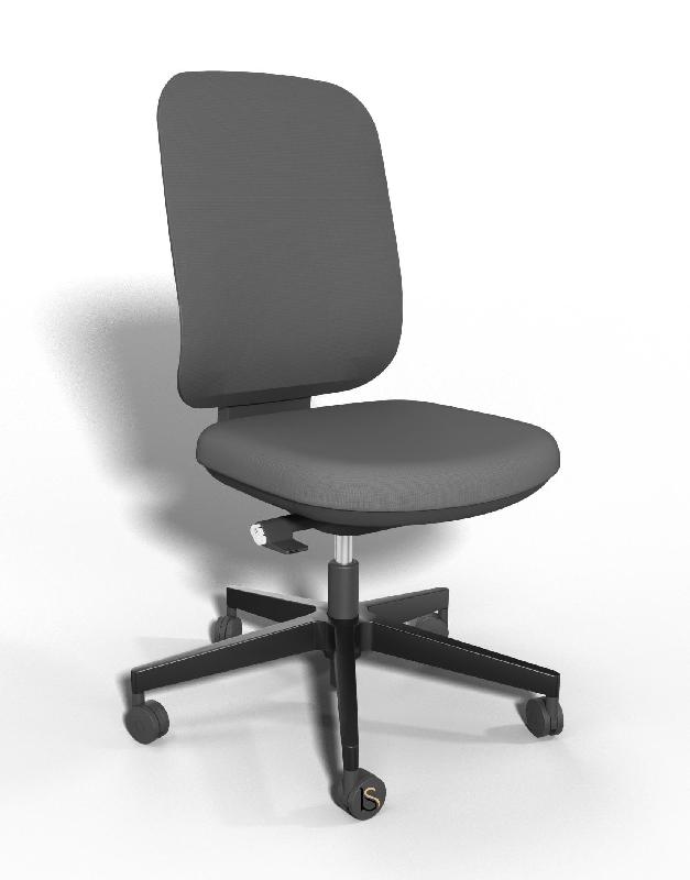 Siège opérateur Alaia en résille - Sokoa - Gris, Non, Oui, Sol dur_3