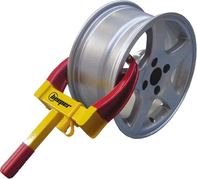 BEEPER - Sabot antivol de roue HL01 - Acier renforcé pour véhicules jusqu'à 265 mm de largeur_3