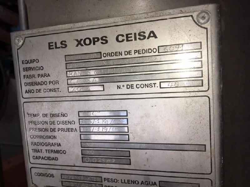 Cuve de chaudière en inox 30 litres d'occasion - référence : c3355_3