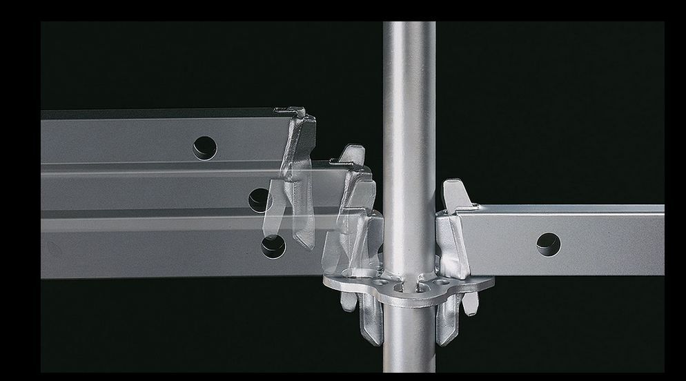 Échafaudage sur console PERI UP Rosett - Largeur 72 à 104 cm - Capacité portante élevée - Pour géométries complexes_3