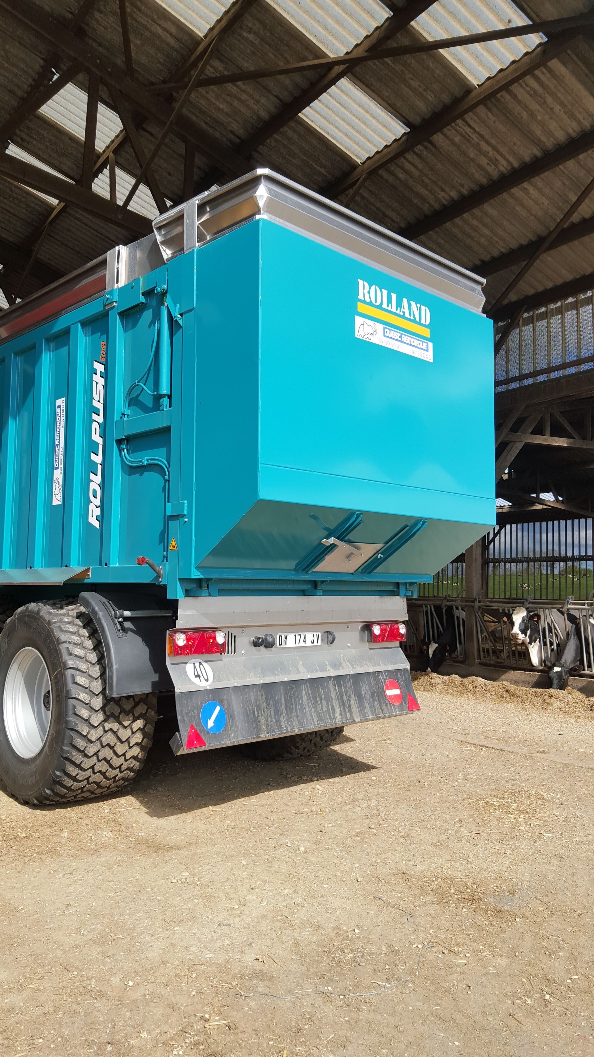 Rollpush 8742 benne agricole monocoque - rolland - volume maxi. 42 m3_3