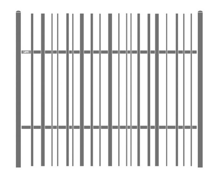 Clôture design avec multiples options de personnalisation pour projets modernes