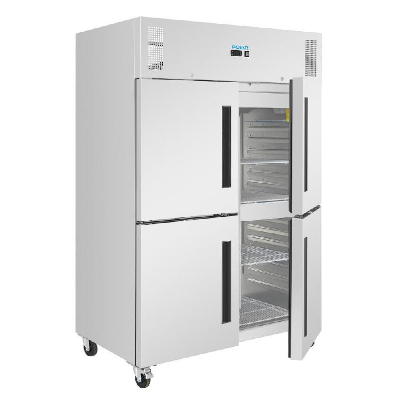 Armoire réfrigérée positive inox - 4 portillons - GN série G - 1200L - Polar - PG053_3