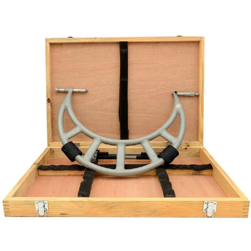 Micromètre d'extérieur en acier - 300 à 2000 mm - 800-900 mm - Livré avec coffret bois et étalons_3
