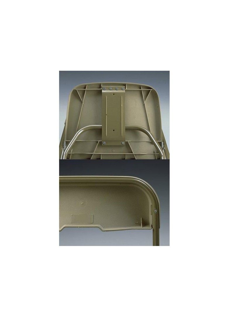 Suzy - chaise pliante en plastique attachable pour extérieur et collectivité - Vif Furniture - bronze/chocolat_3