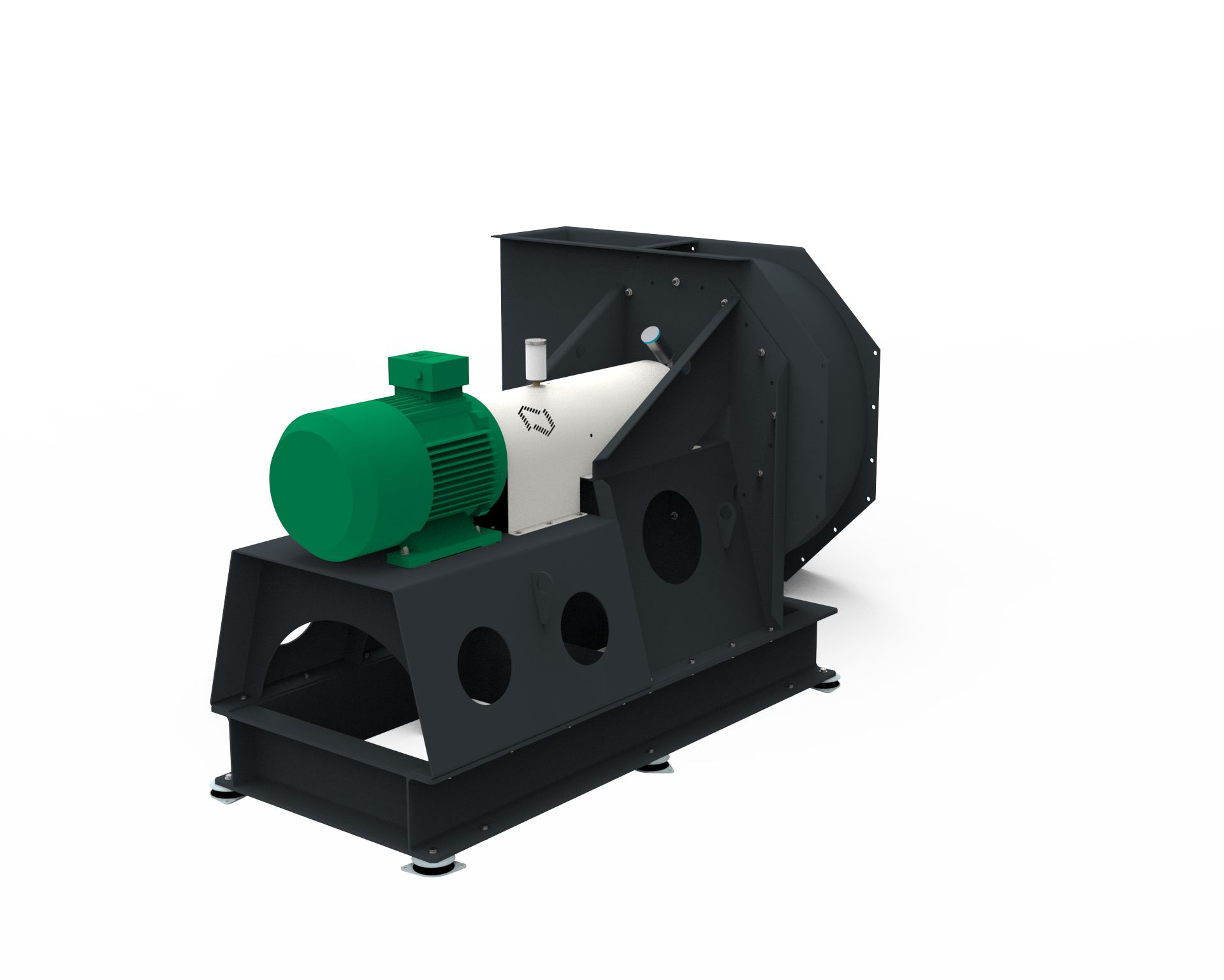 Ventilateur centrifuge industriel Chopperline® - déchiqueteur à brochon auto-ajustable_3