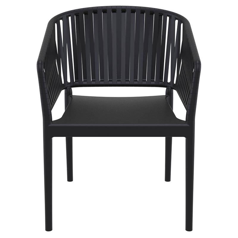 Fauteuil restaurant moderne Noa - NOIR_3