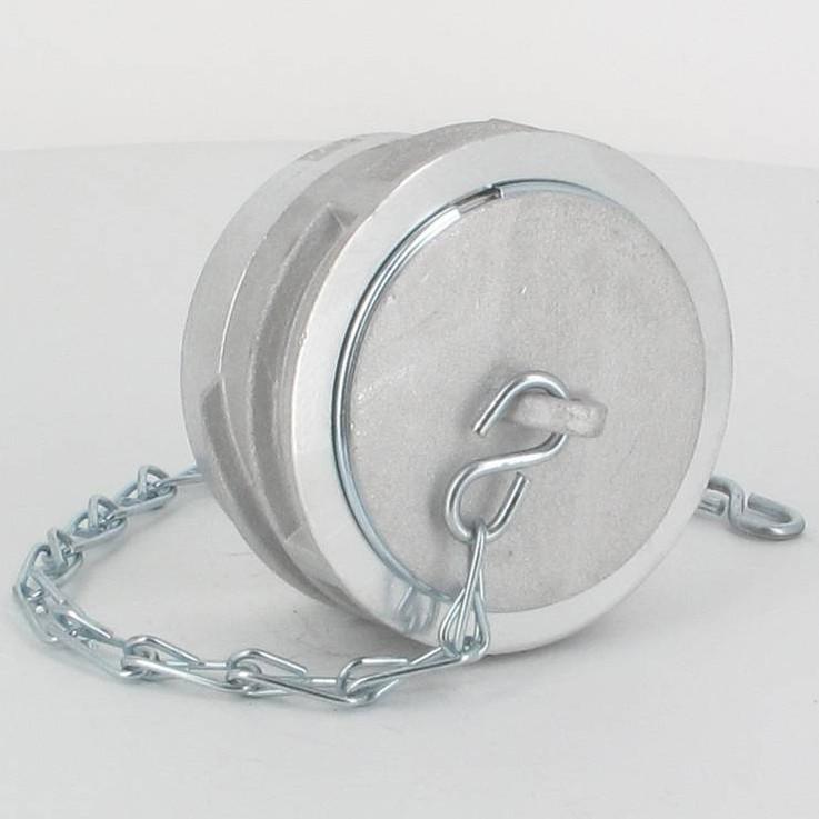 Bouchon avec verrou + chainette Ø 50 mm - Alu_3