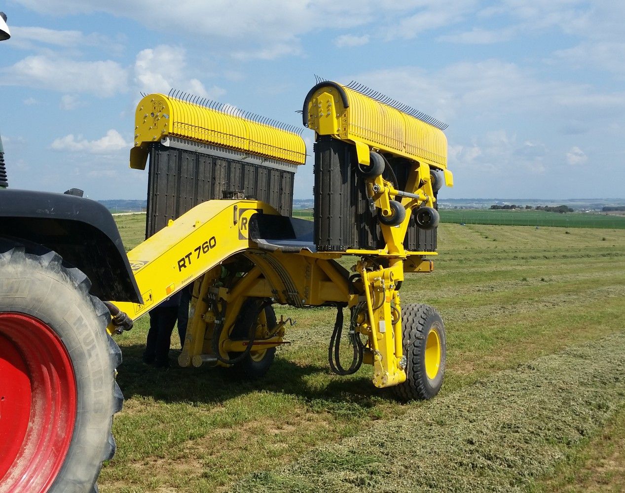 RT 760 - Andaineur à tapis - ROC SRL - 2 éléments, largeur de travail 7,6 m et largeur de récolte 6 m_3