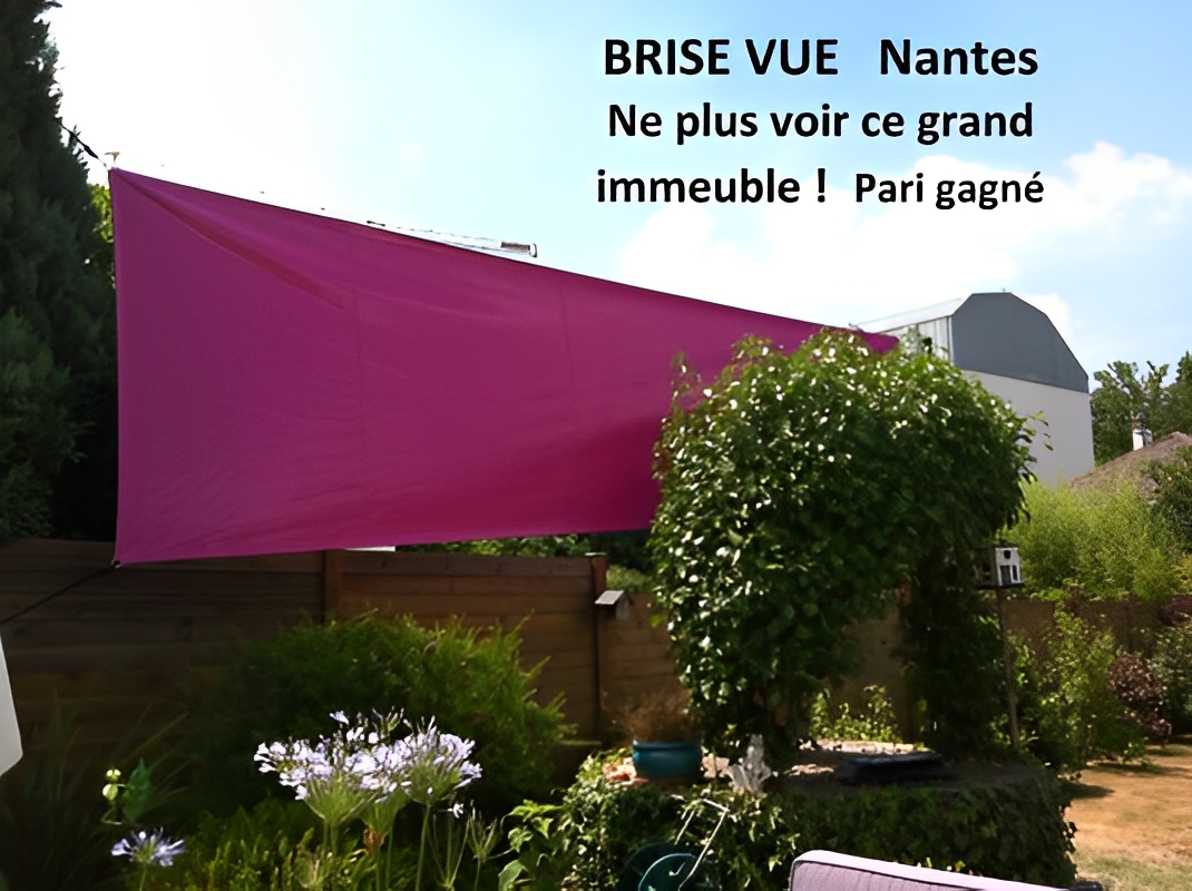Brise-vent sur mesure pour terrasse ou balcon