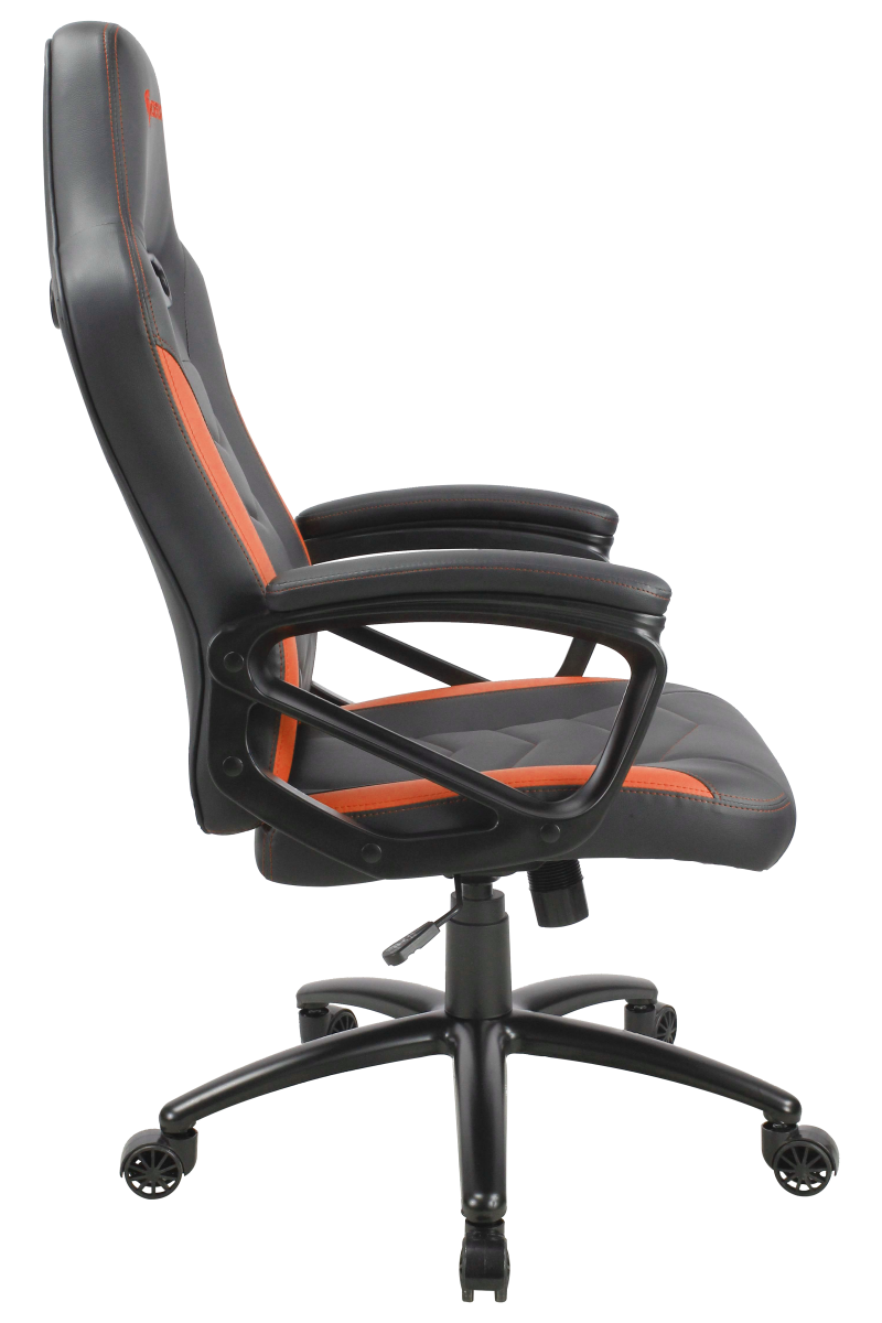 Fauteuil de bureau AZGENON Z100 Orange - Design racé, robuste et confortable - Poids maximal 120 kg - Réf : AZG_Z100_BKORG_3