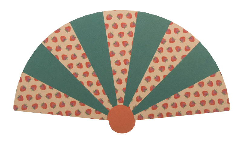 Éventail sur-mesure en papier kraft - impression quadri sur deux faces - minimum 100 pièces_3