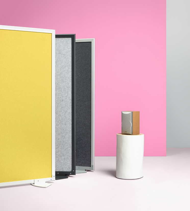 Cloison acoustique TEN-LIMIT - modulable avec cadre aluminium et panneau en fibres PET recyclé_3