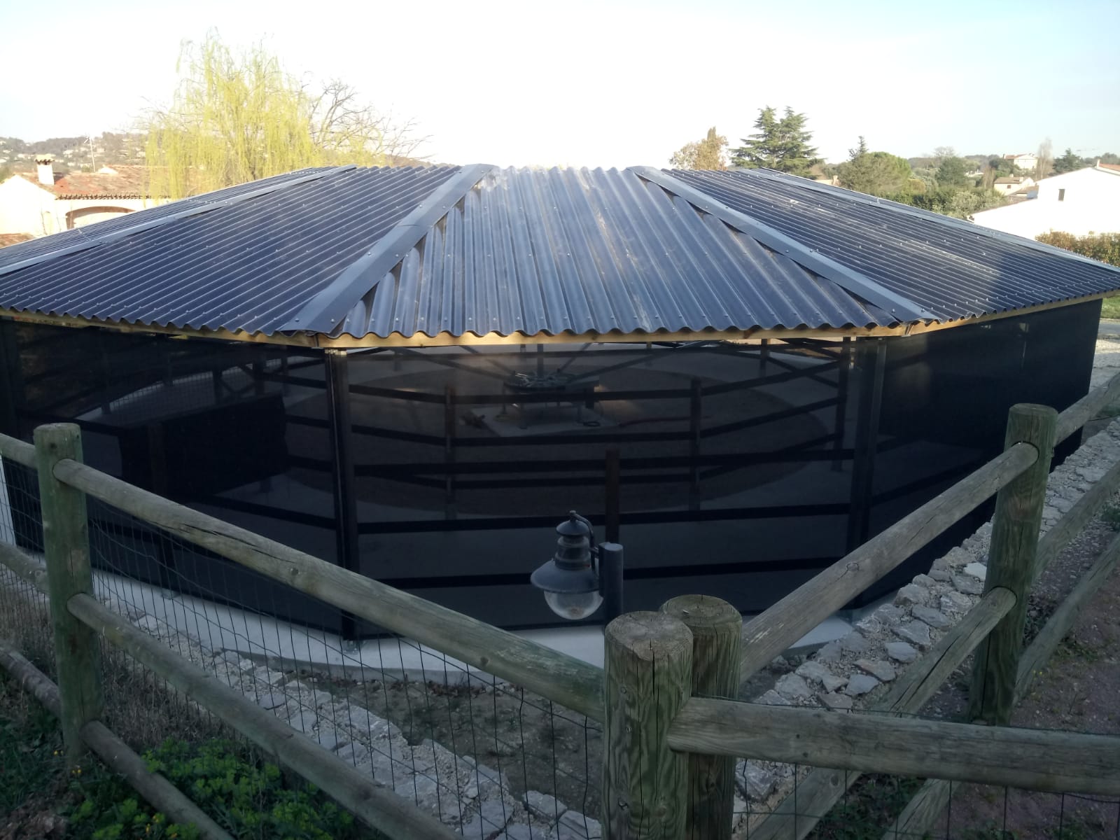 Marcheur pour chevaux version Premium - Structure en IPE acier - 5 mètres de large_3