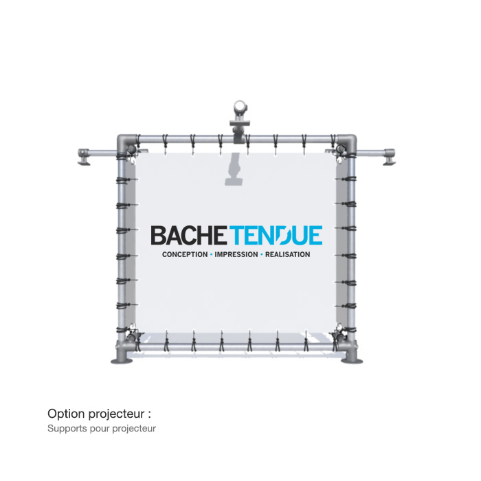 Cube promotionnel - 4 faces - Bâche Tendue - So-Cube_3