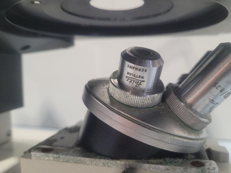 Microscope inversé Leitz Diavert pour pièces détachées_3