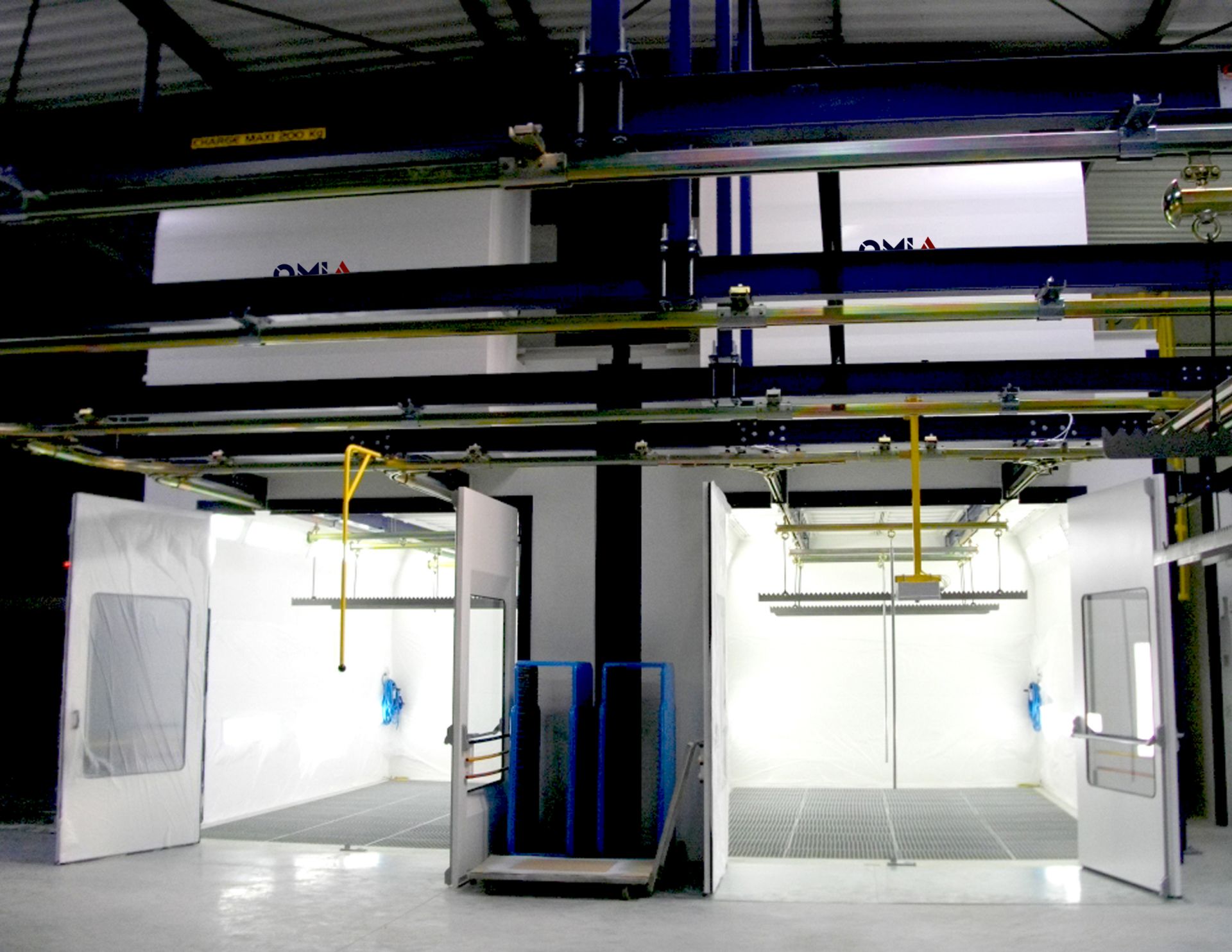 Cabine de peinture liquide écoresponsable