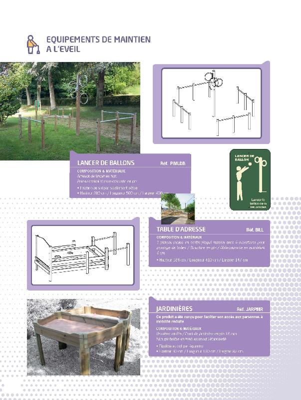 Escalier Parcours d'incitation à la marche - Structure en pin - Main-courante en aluminium - Hauteur 192 cm_3