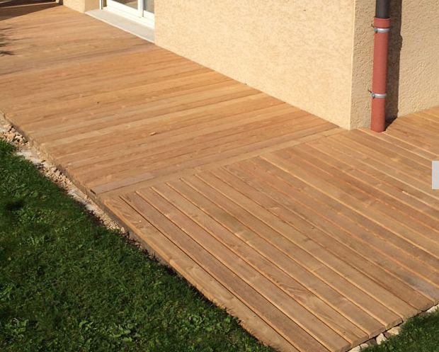 Lames de terrasses - scierie-bulle - en mélèze ou en acacia._3
