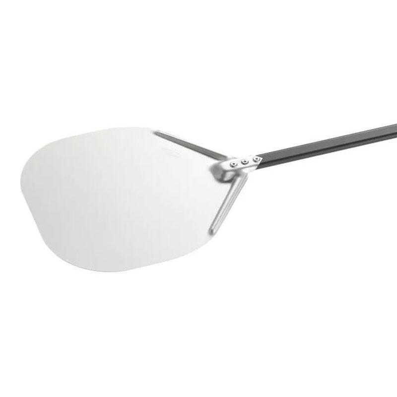 Pelle à pizza pleine rectangulaire aluminium 36x36 - Manche 120 cm - Gamme Amica | GI.METAL_3