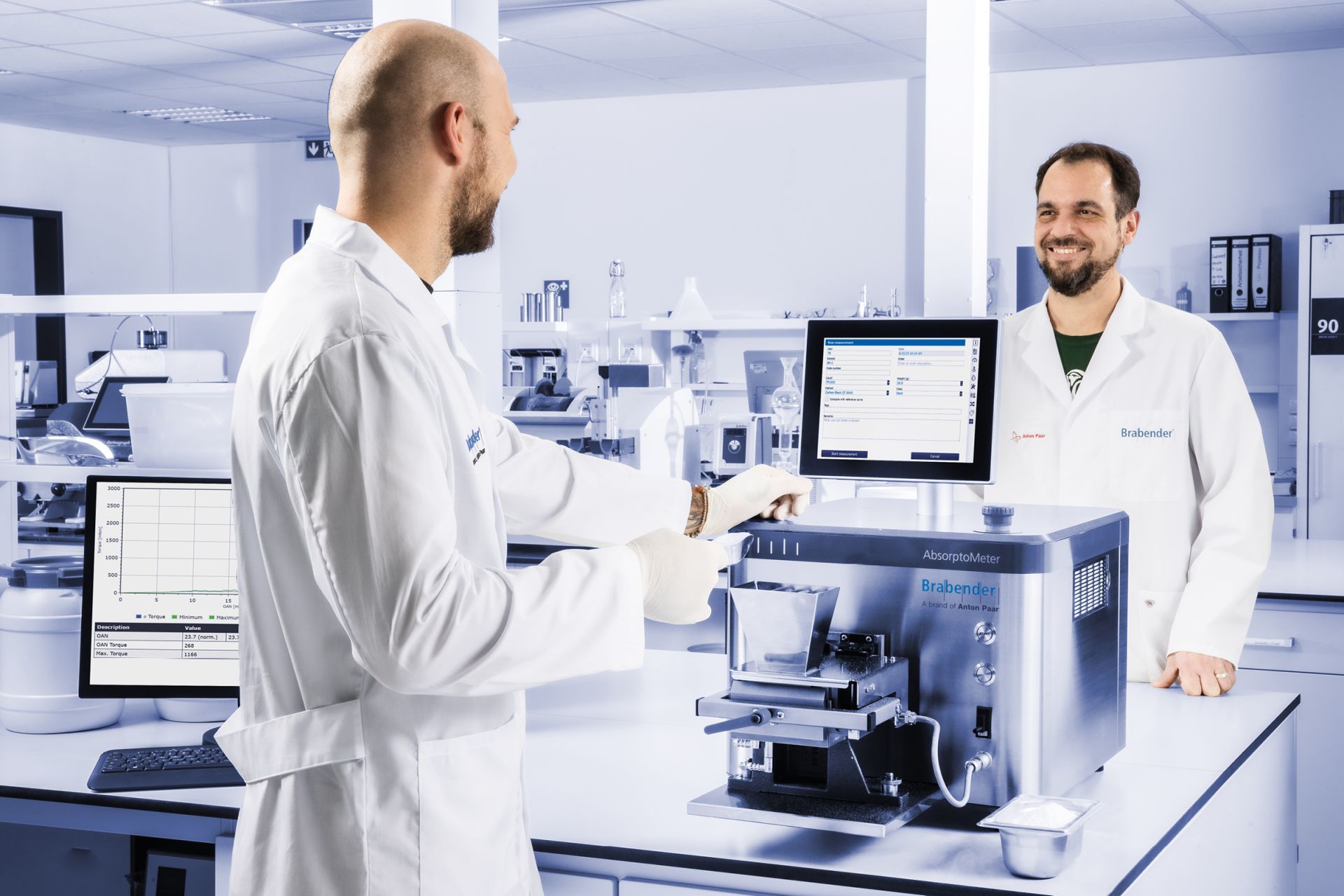 Analyseur d'absorption de liquides : Brabender AbsorptoMeter_3