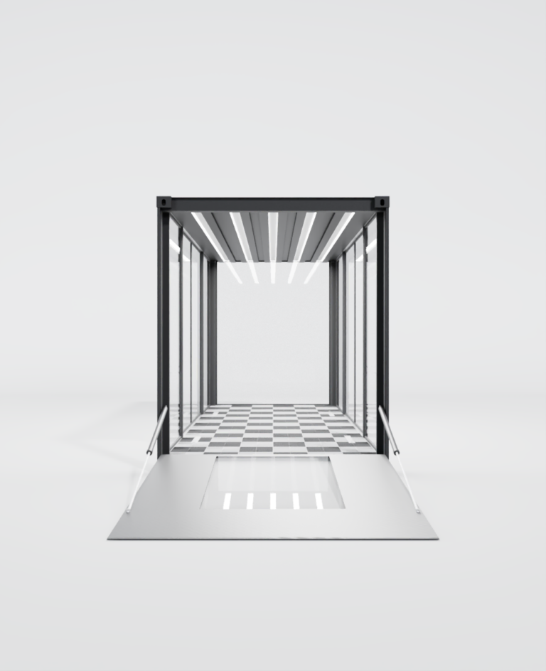 Conteneur d'exposition et de transport premium pour véhicule - Cargo Display X? 20HC_4