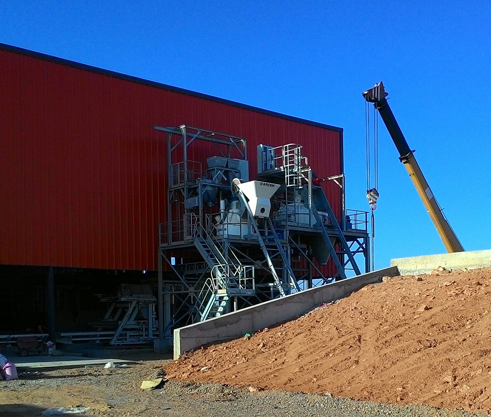 Centrale à béton personnalisée pour industrie de préfabrication - Arcen_3