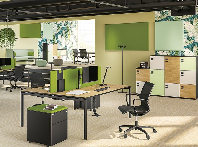 Bureau droit élégant et fonctionnel pour environnements modernes_3