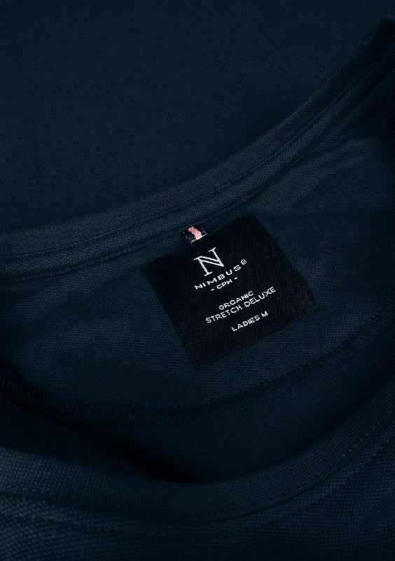 T-shirt femme - Piqué, coton-élasthanne, col tombant - Danbury Women - Nimbus_3