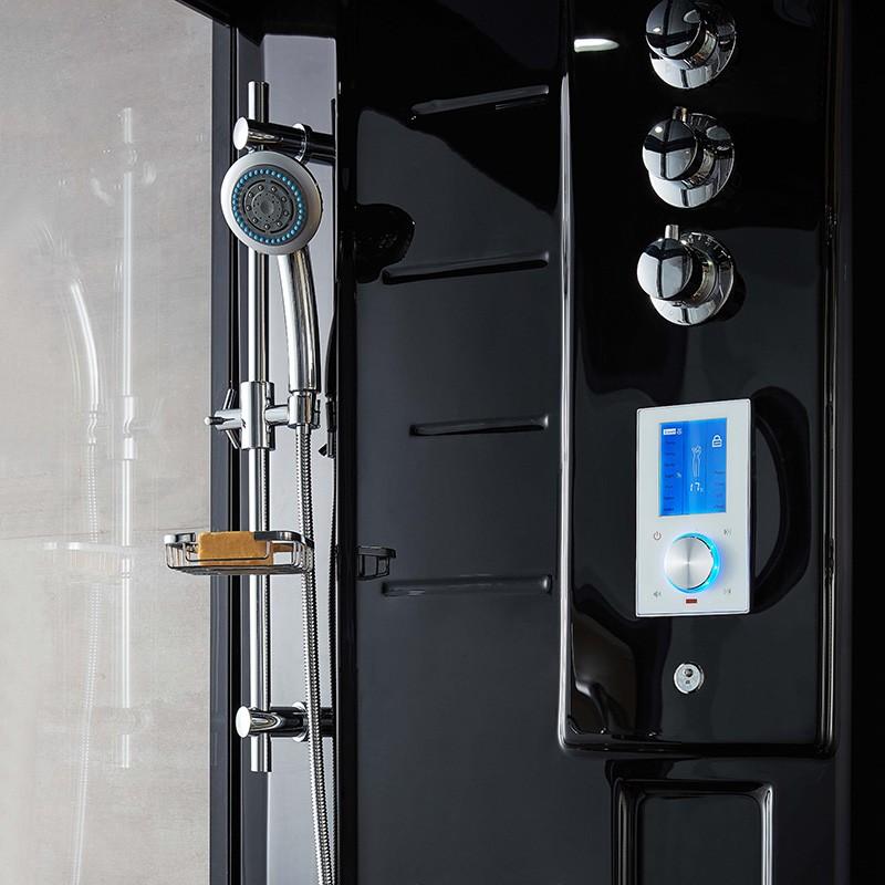 COMBI SAUNA DOUCHE HAMMAM BOREAL® SH220-D BLACK EDITION - DROITE_3