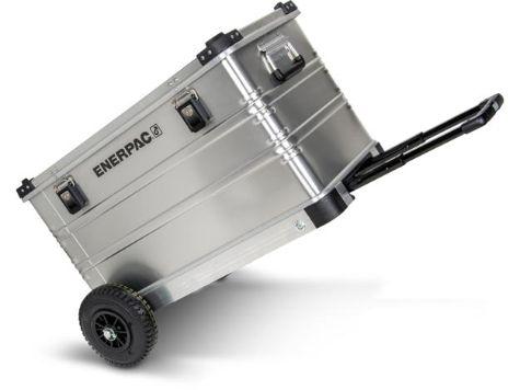 SC05HTBEW - 5 tonnes - Trois vérins hydrauliques avec ensemble de boîte à outils sur roues et pompe à main_3