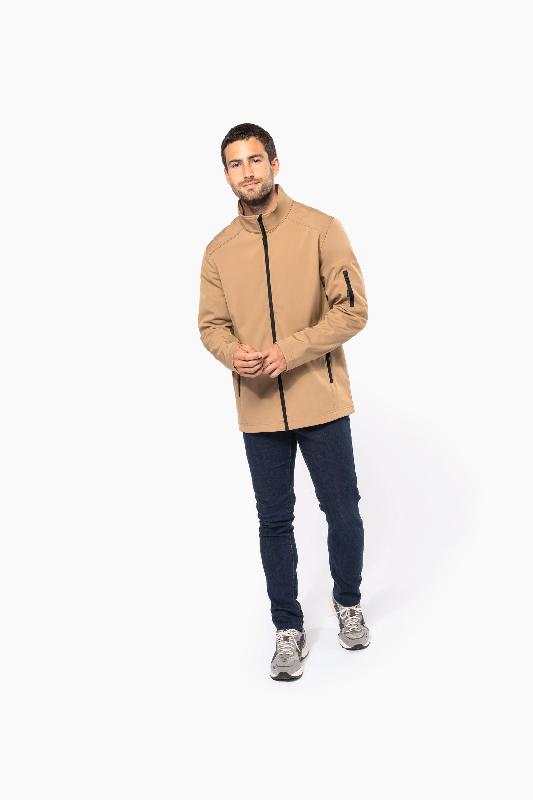 Veste softshell homme Kariban - Réf: K401 - Respirante, Imperméable, Multiples Tailles et Couleurs - 95% polyester / 5% élasthanne_3