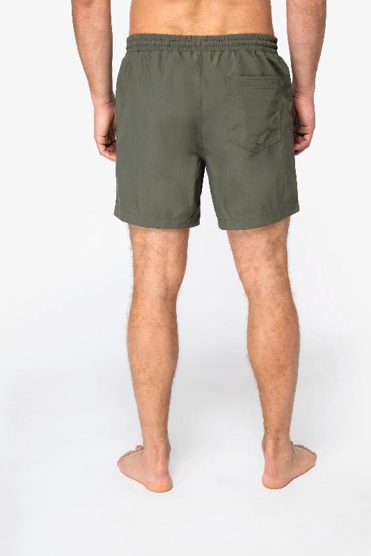 Short de bain écoresponsable homme - Native Spirit - Réf: NS706 - Polyamide recyclé avec doublure en filet polyester_3