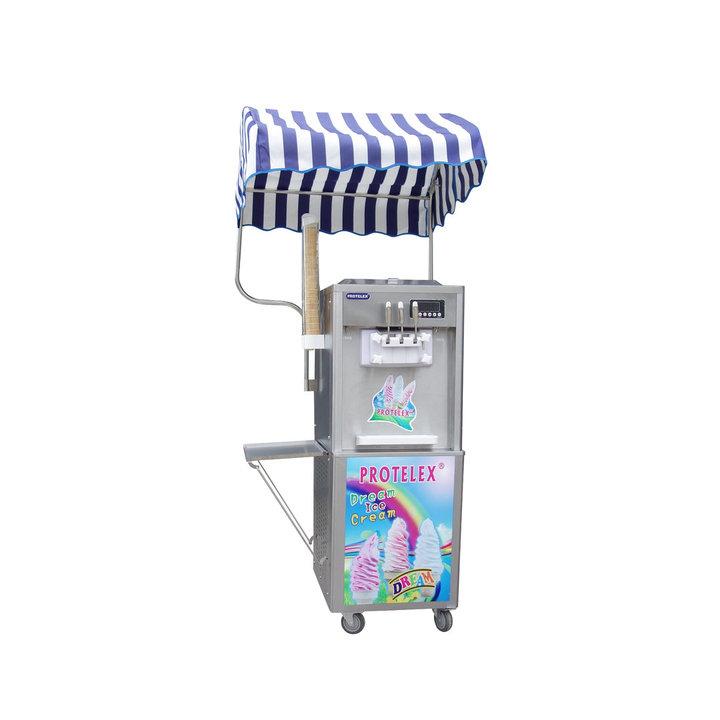 Machine à Glace Italienne 2 parfums + mix  25 L/h - refroidissement à air - 2,4 kW_3
