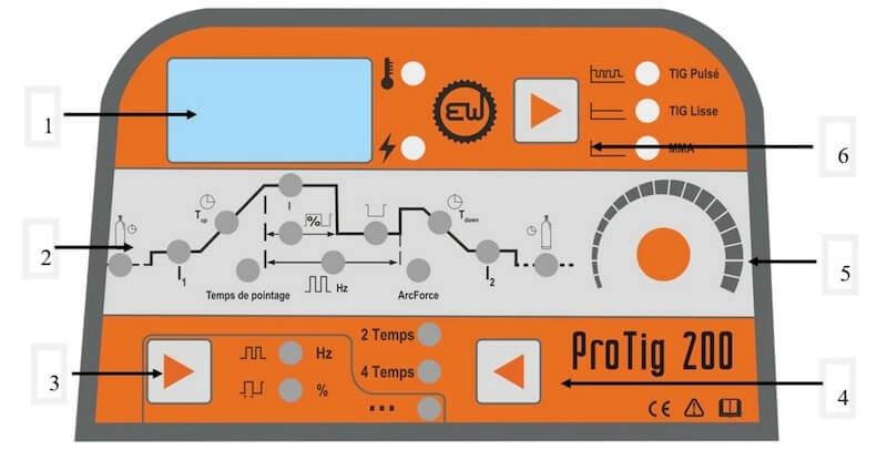 Poste à souder tig inverter protig 200 + torche 17 - EASYWELD_3