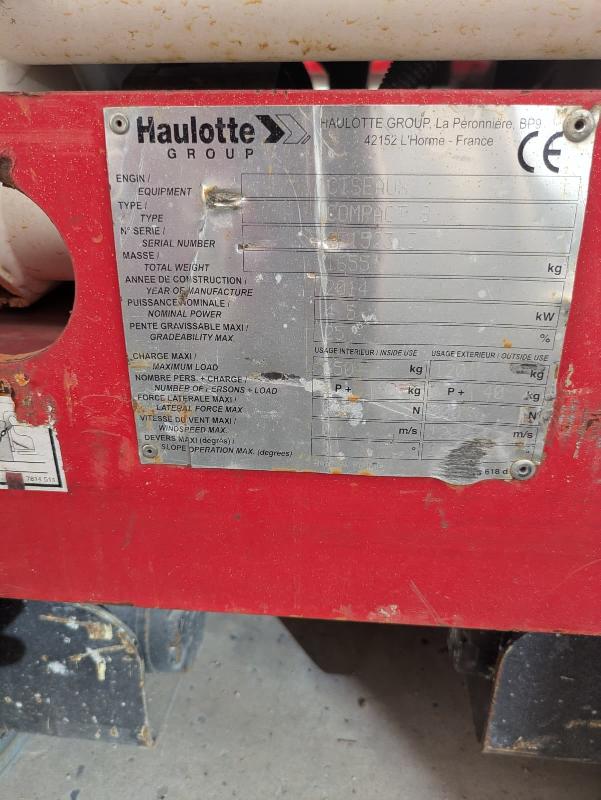 Nacelle ciseaux HAULOTTE compact 8 occasion_3
