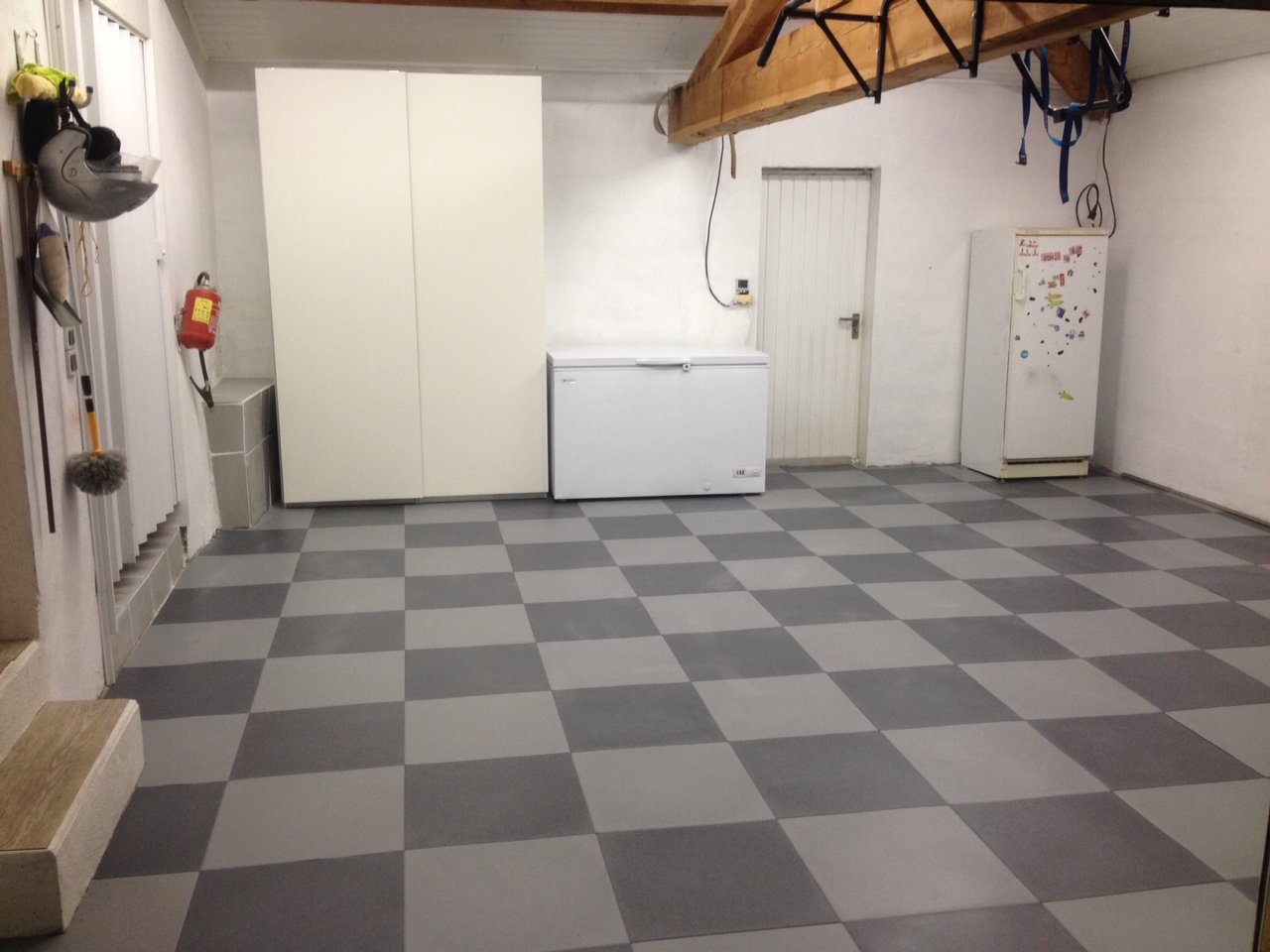 Dalle sol pvc garage particulier_4