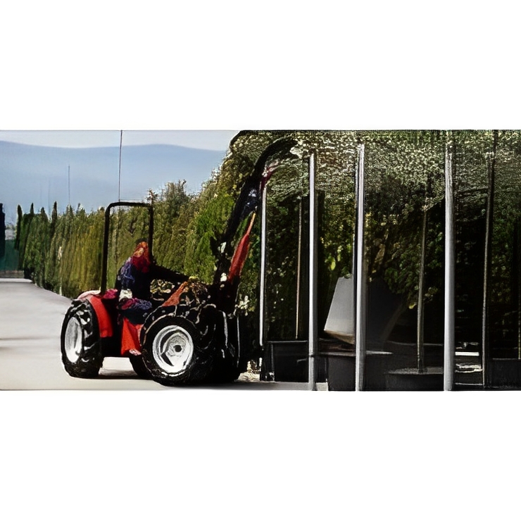 Tracteur SRX avec moteur performant et configuration en porte-à-faux