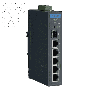 Switch ethernet industriel Rail Din - 5 ports 10/100/1000Mbps (4 PoE) + 1 port SFP - Non administrable - Températures -40 ~ 75°C - Référence: EKI-2706G-1GFPI-BE_3