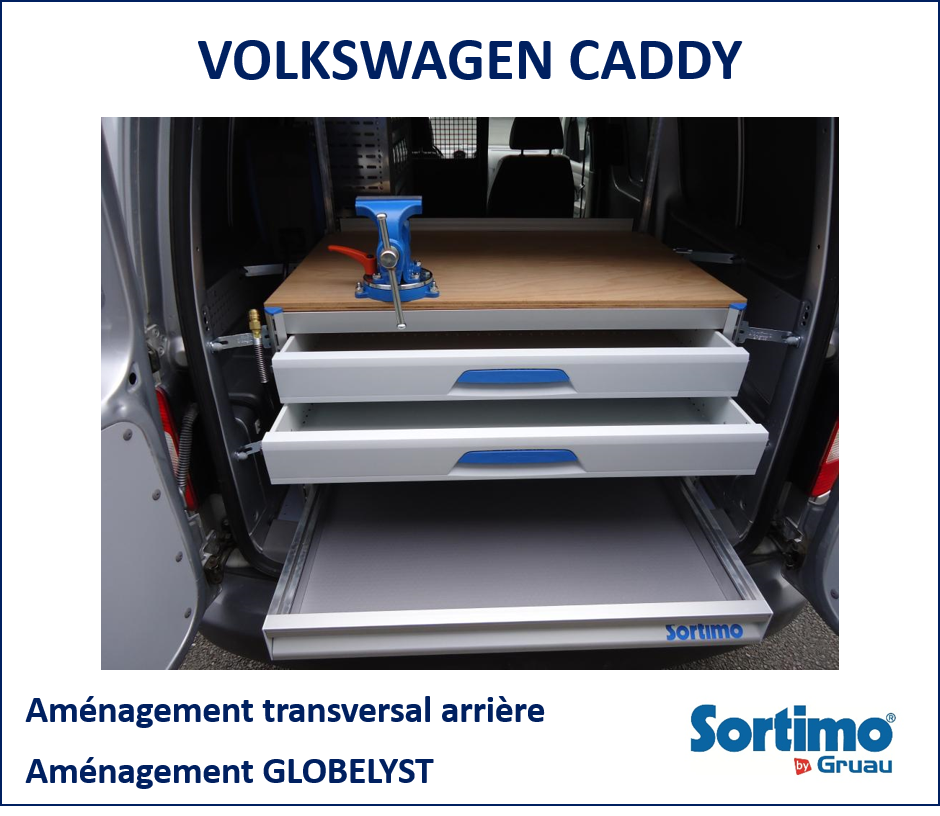 Meuble de rangement pour volkswagen caddy_3