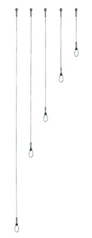Élingue d'amarrage Wire Stop - Petzl - Acier galvanisé 6,5 mm - Normes CE EN 795 B, TS 16415, NFPA 1983_3